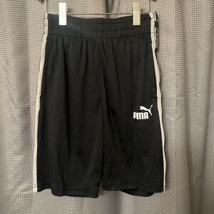 Puma Kids Black and Gray Shorts